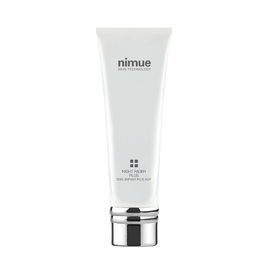 Enable intense reparative action overnight with the Night Fader, designed to target pigmentation, dullness, and other melanin related imbalances through powerful peptides and brightening agents. Its rich and velvety texture also enables intense hydration. Designed to target and fade spots and imperfections, the skin feels healthier, energised, even, and radiant upon waking.