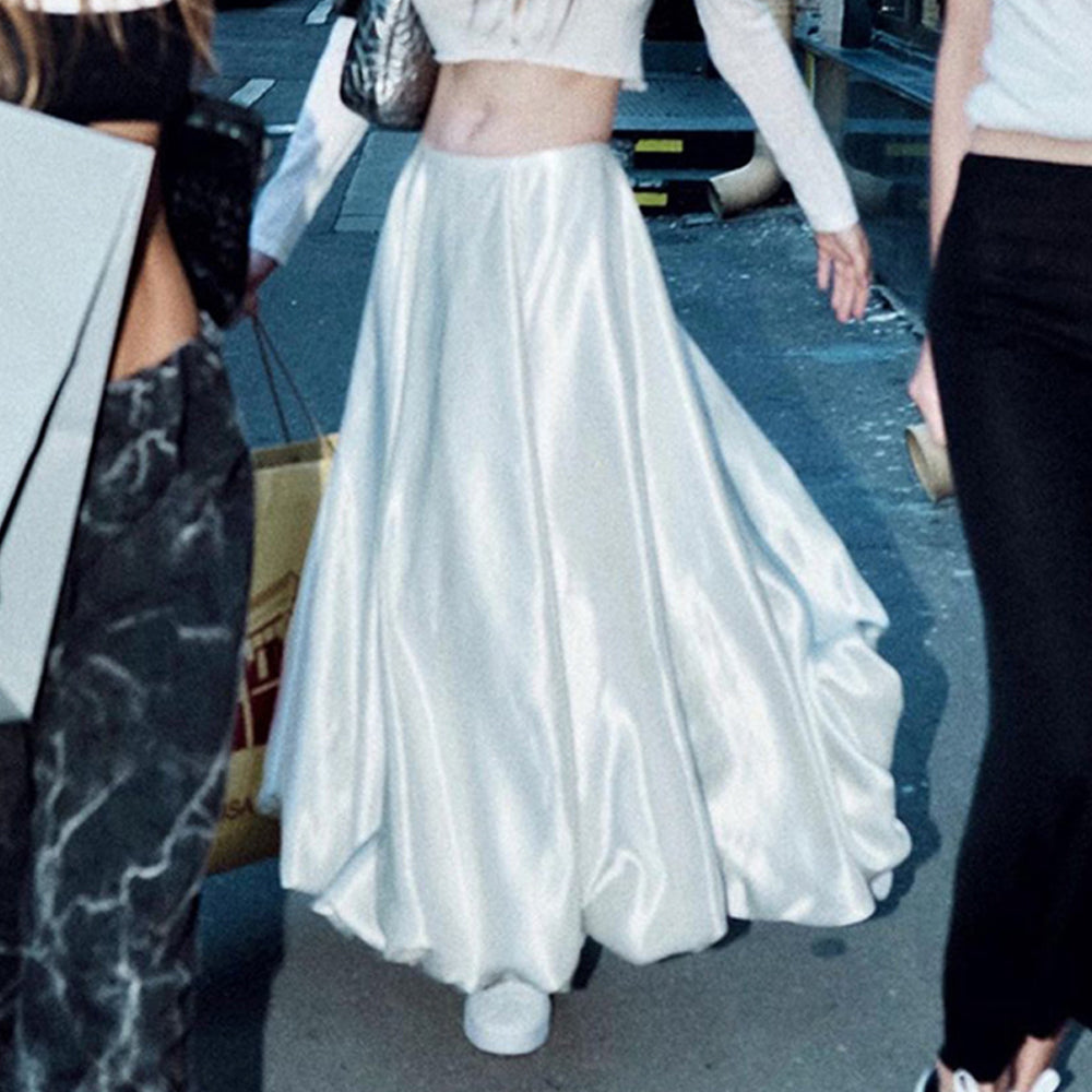 The Satin Skirt