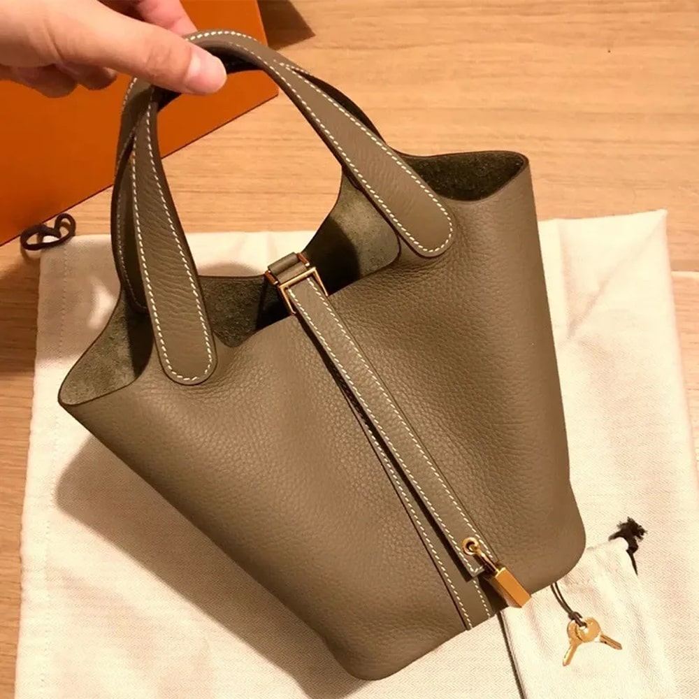 The Leather Bucket Bag
