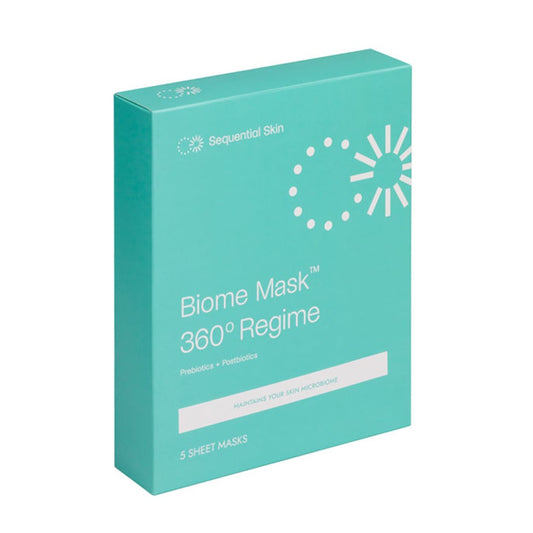 Target multiple skin concerns by taking a 360 degree approach to your skin’s microbiome with this set of 5 serum-based masks. A great starter pack for clients with multiple concerns or for those wanting to experience the full spectrum of skincare results from hydration, anti-ageing, radiance, protection, and balance.