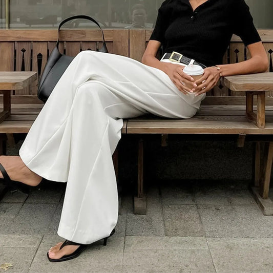 Casual Loose High Waist Wide Leg Pants