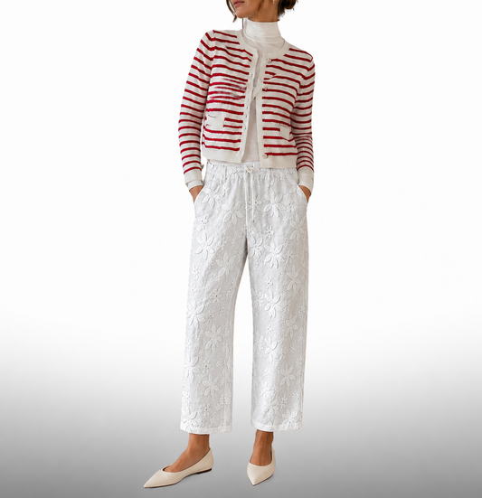 Stripe Cardi Set - Whole Outfit