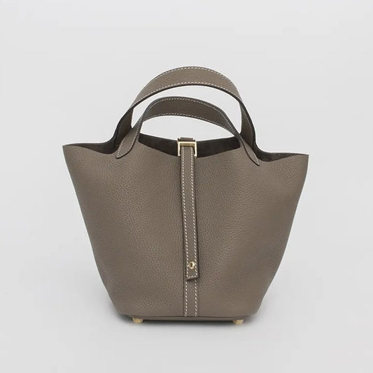 The Leather Bucket Bag